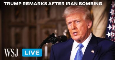 Watch Live: Trump Addresses Nation After U.S. Bombs Nuclear Sites in Iran | WSJ