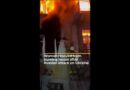 Woman rescued from burning house after Russian attack on Ukraine | #ajshorts