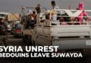 1,500 Bedouin families evacuated from Syria’s Suwayda amid sectarian violence
