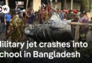 At least 19 killed and 160 injured in Bangladesh plane crash | DW News