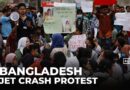 Bangladesh students demand accountability after deadly air force jet crash