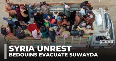 Bedouin families evacuate Syria’s Suwayda as fragile ceasefire holds
