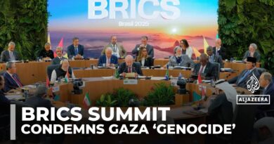 BRICS leaders in Brazil condemn Israeli attacks on Gaza, criticise strikes on Iran