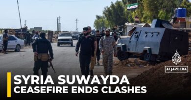 Ceasefire Declared in Suwayda After Clashes Between Bedouins and Druze