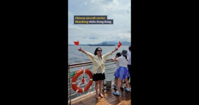 Chinese aircraft carrier Shandong visits Hong Kong