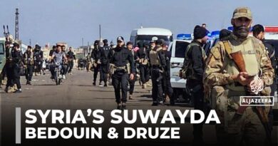 Clashes erupt again in Syria’s Suwayda between Bedouin and Druze fighters