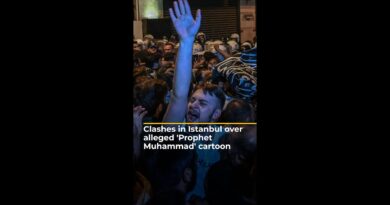 Clashes in Istanbul over alleged ‘Prophet Muhammad’ cartoon | AJ#shorts