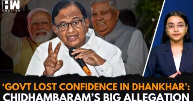 Congress’ Chidambaram Claims Dhankhar Resigned for ‘Overstepping Limits’ and ‘Confronting Govt’