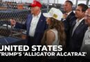‘Cops in the form of alligators’: Trump visits Florida’s Alligator Alcatraz
