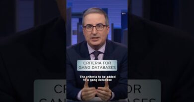 Criteria for Gang Databases #lastweektonight