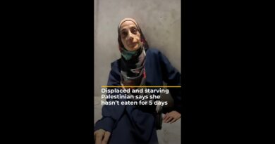 Displaced and starving Palestinian says she hasn’t eaten for 5 days | AJ #shorts