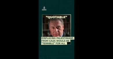 Displacing Palestinians from Gaza would be “terrible” for all
