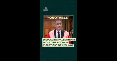 Displacing Palestinians would be a “grave violation” of intl law
