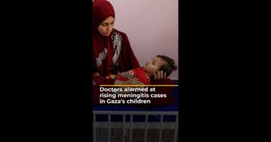 Doctors alarmed at rising meningitis cases in Gaza’s children | AJ#shorts