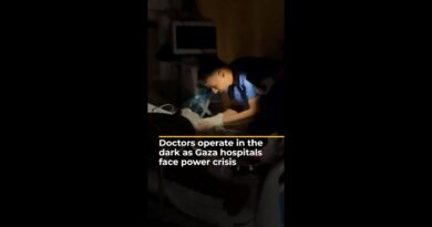 Doctors operate in darkness as Gaza hospitals face power crisis | AJ #shorts