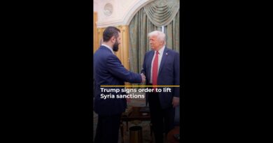 Donald Trump signs order to lift Syria sanctions | AJ#shorts