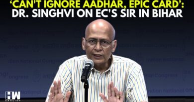 ‘Election Commission’s Credibility Reducing’: Dr. A.M. Singhvi On Bihar’s Special Intensive Revision