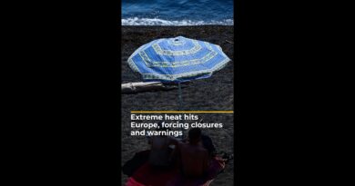 Extreme heat hits Europe, forcing closures and warnings | AJ #shorts