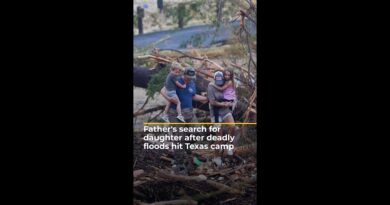 Father’s desperate search for daughter after deadly floods hit Texas camp | AJ #shorts