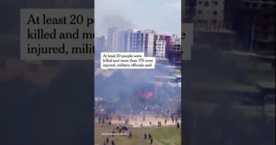 Fighter Jet Crashes Into School in Bangladesh