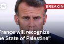 France to recognise Palestine as a state | DW News
