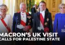 France’s Macron begins UK state visit, calls for support on Gaza, Ukraine