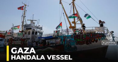 ‘Freedom flotilla’ vessel: Group of activists tries to reach Gaza to deliver aid