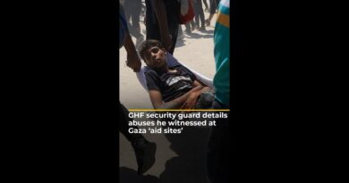 GHF security guard details abuses he witnessed at Gaza ‘aid sites’ | AJ #shorts