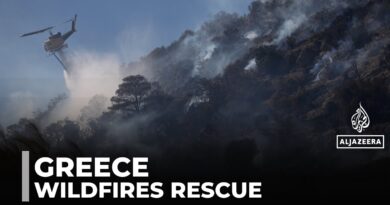 Greece wildfires force mass evacuations, volunteers lead rescue efforts