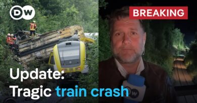 Heavy rains and landslides preceded the derailment of a passenger train in Germany | DW News