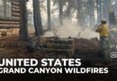 Historic Grand Canyon lodge burns to ashes in wildfire at US national park