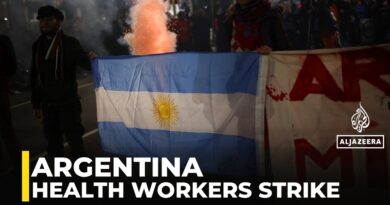 Hospital workers in Argentina strike over government underfunding