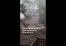 House swept away by flash flooding in New Mexico | AJ #shorts
