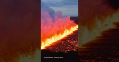 Iceland Volcano Erupts but Doesn’t Threaten Towns