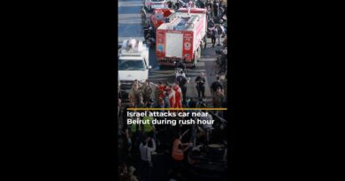 Israel attacks car near Beirut during rush hour | AJ #shorts