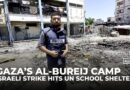 Israel bombs UN school housing displaced families in central Gaza