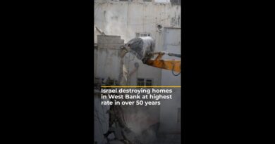 Israel demolishing homes in West Bank at highest rate in over 50 years | AJ #shorts