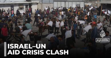 Israel says un failing to distribute aid: Humanitarian agencies pushing back on restrictions