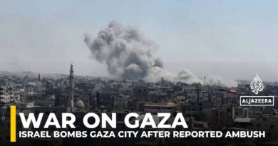 Israeli bombing intensifies in Gaza amid reports of troop ambush and Hannibal Protocol use