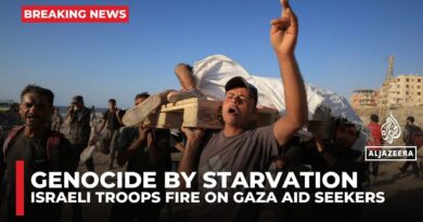 Israeli fire kills dozens of Palestinians as they queue for aid across famine-hit Gaza Strip