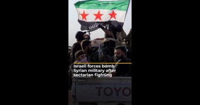 Israeli forces bomb Syrian military after sectarian fighting | AJ #shorts