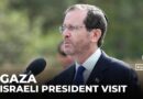 Israeli president visits Gaza as army chief signals offensive at ‘pivotal point’