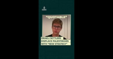 Israeli settlers displace Palestinians with “new strategy” | Quotable