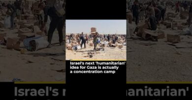 Israel’s next ‘humanitarian’ idea for Gaza is a concentration camp | LP #shorts