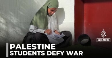 Israel’s war disrupts education, Palestinian students push forward