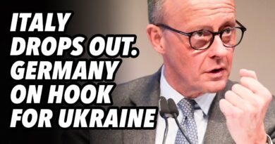ITALY drops out. Germany on the hook for Ukraine
