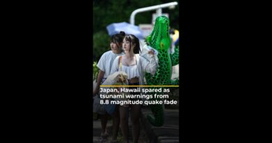 Japan, Hawaii spared as tsunami warnings from 8.8 magnitude quake fade