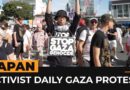 Japanese activist pledges to continue daily Gaza protests