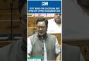 Kiren Rijiju slams Opposition for ‘double standards’; says Oppn not letting Parliament function