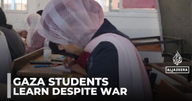Learning under Israeli bombardment: High school students to sit final exams online